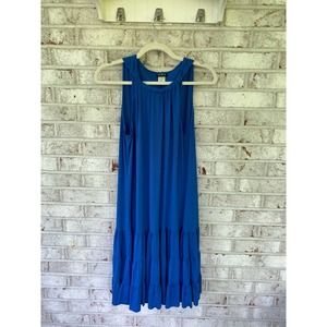 🎈MSK Blue Flounce Hem Sundress